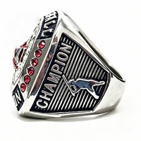 Bague de championnat de la Ligue de baseball fantastique 2025-2026, incrustée de strass, pour fans de sport, bijou MVP pour équipes scolaires et jeunes
