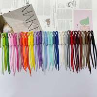 Porte-clés et breloques de sac en corde tressée en nylon de couleur personnalisée en gros – Accessoires DIY lavables, durables et écologiques