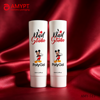Tube souple rechargeable en plastique avec bouchon à vis OEM pour vernis à ongles, huile et soins de la peau