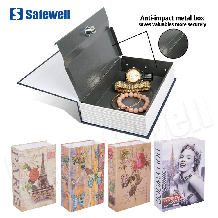 Book Safe Box with Lock Amazzingoods