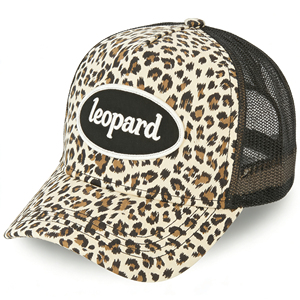6-Panel <b>Leopard</b> <b>Print</b> Mesh Back Sporty Vintage Baseball Cap Adjustable Snapback Sun <b>Hat</b> for Outdoor Sports - Product Image 2
