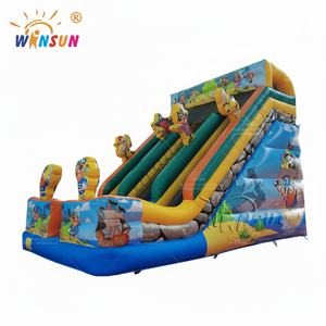 WINSUN Juegos Inflables, Barco Pirata, Tobogán Inflable, Tobogán Seco Inflable de PVC - Product Image 1
