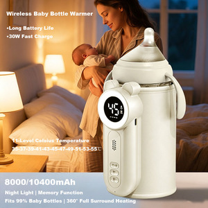 Chauffe-lait sans fil portable avec charge USB et veilleuse pour l'alimentation du bébé - Product Image 6