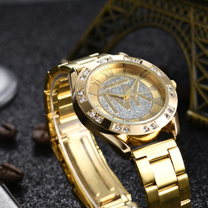 <span class=keywords><strong>Orologio</strong></span> da <span class=keywords><strong>Donna</strong></span> Moda 2025, <span class=keywords><strong>Orologio</strong></span> al Quarzo TVK con Diamanti, <span class=keywords><strong>Orologio</strong></span> da Polso in Acciaio Inossidabile Dorato per Affari, Regalo per Donne - Product Image 3