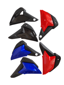 Pour <span class=keywords><strong>Empire</strong></span> Keeway Arsen II couvercle de réservoir de carburant latéraux rouges pour <span class=keywords><strong>Empire</strong></span> Keeway Arsen II pièces de rechange de garniture chromée de moto - Product Image 2