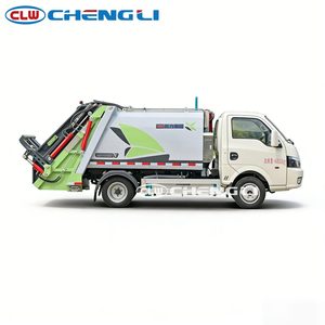 Energy Saving Silent 4 Cubic Meter <b>Electric</b> Waste Compactor Vehicle with Auto <b>Bin</b> Lifter for Municipal Street Sanitation Disposa - Product Image 6