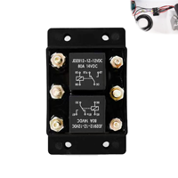 Relais de Commutation Avant/Arrière pour Moteur DC 12V 80A, Module de Relais Robuste à 6 Bornes pour Système de Bâche de Véhicule