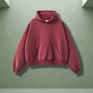Sudadera con Capucha Personalizada de Algodón, Estilo Oversize con Hombros Caídos, Lavado Ácido, Calidad Premium, Estilo Urbano, Ropa Casual Diaria, Nueva Sudadera para Hombre - Product Image 2