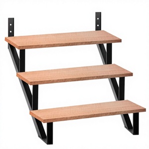 อุปกรณ์ตกแต่งบันไดภายนอกแบบโมเดิร์น บันไดเหล็กแบบมีโครงเหล็ก - Product Image 3