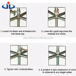 Système d'échafaudage de construction pour coffrage SGB Cuplock - Product Image 2