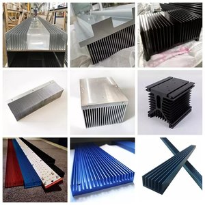 Wastafel panas Anodized hitam berbentuk bulat efisiensi tinggi dengan desain Pin - Fin padat untuk perangkat elektronik - Product Image 5