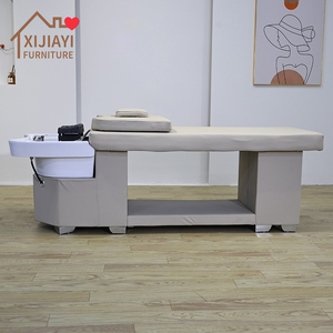 Fauteuil de lavage de luxe moderne Xijiayi pour salon de beauté et spa, avec <span class=keywords><strong>bassin</strong></span> en céramique et <span class=keywords><strong>pompe</strong></span> hydraulique puissante, idéal pour coiffeur, styliste et usage en salle de bain - Product Image 2