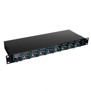 Amplificador de Distribución de Auriculares Profesional de 1u y 8 Canales HA800 V2 para Monitores de Estudio y Escenario - Product Image 1