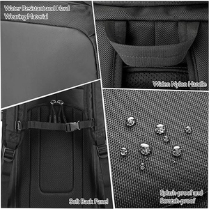 65L Ski Boot Bag <b>Backpack</b> Waterproof Large Capacity Snowboard Boots Helmet Storage Travel Pack with Ski Carry Straps for Unseix - Product Image 3