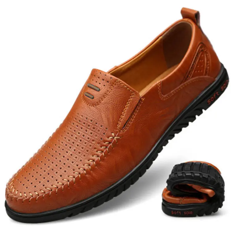 Sapatos lofer casuais masculinos de couro PU baratos por atacado sapatos casuais masculinos