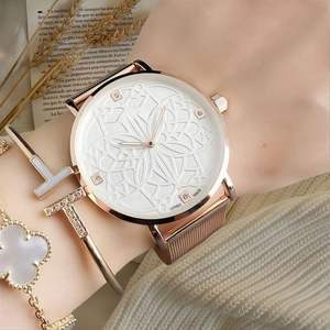 Reloj de cuarzo con correa de piel de cocodrilo y aleación de estilo empresarial para mujer - Product Image 4