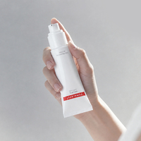 Tube souple en plastique pour crème cosmétique à base de canne à sucre avec pompe sans air et bouchon