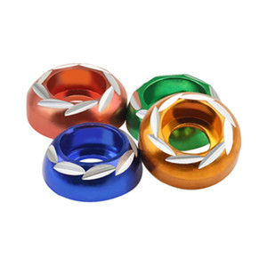 Plaque d'immatriculation décorative modifiée pour moto en aluminium coloré M6 - Product Image 2