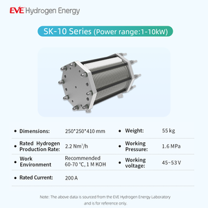 EVE 수소 에너지 AEM 물 전해기 <span class=keywords><strong>10kW</strong></span> 수소 발생기 음이온 교환 막 비 귀금속 촉매 - Product Image 4