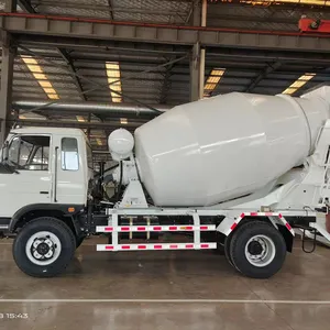 Camión hormigonera comercial, camión hormigonera de cemento de 6 yardas cúbicas, precio de camión