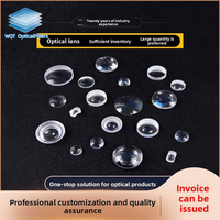 ISO9001 Certified Diameter 12.7mm 25.4mm Focal Length 19mm/25mm OEM BK7 Double-Convex Lens Biconvex Lens
