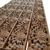 Moulures en bois sculptées modernes pour murs, corniches, garnitures de portes, hôtels, hôpitaux et extérieurs