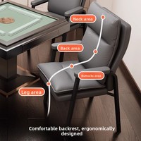 Chaise de Mahjong, tabouret spécial, style chinois, ensemble de quatre pièces, confortable pour une longue assise, pour salle de jeux, usage domestique, chaise de réunion