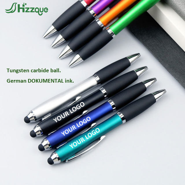 Custom Logo 2-in-1 Plastic for Stylus Ballpoint Pen Advertising Business/Gift Promotional Pen with Personalized Logo
