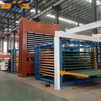 Machine de pressage à chaud pour contreplaqué à 10 couches avec chargeur pour ligne de production de contreplaqué et de laminage de papier