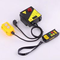 Palans électriques 220V avec télécommande sans fil, double commande avec commande filaire et télécommande sans fil