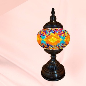 Factory Wholesale Retro Mosaic Table <b>Lamp</b> Rechargeable Turkish Style Exotic Ambient Mini Desk <b>Lamp</b> - Product Image 2