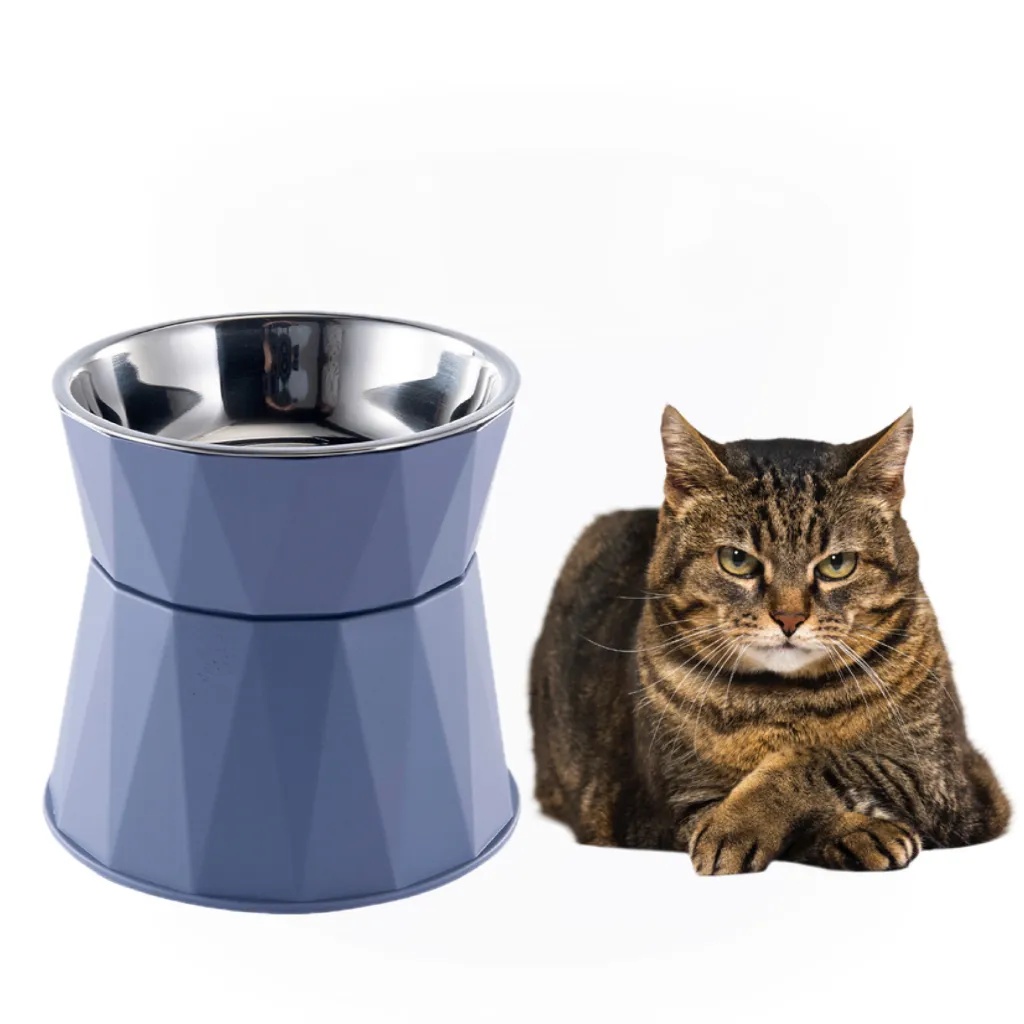 Modern Stainless Steel Non-Slip Cat and Dog Food Bowl Custom Logo Fashionable Design for Storage and Easy Cleaning