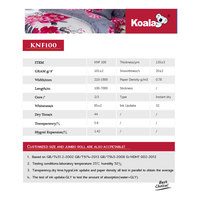 Kertas Transfer Tekstil Sublimasi Panas Koala 100gsm A3 A4
