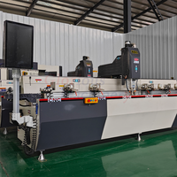 Máquina de Perforación CNC de 3 Ejes Shandong, Perforadora y Roscadora Multicabezal, Maquinaria Automática para Fabricación de Ventanas y Puertas