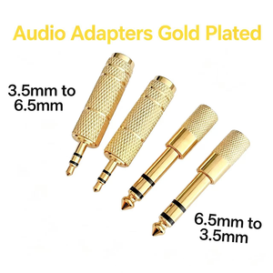 <span class=keywords><strong>4</strong></span>-pack hoofdtelefoonadapter 3,5 mm mannelijk naar 6,35 mm vrouwelijk en 6,35 mm naar 3,5 mm audioadapter voor speler - Product Image 4