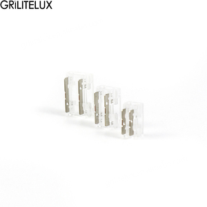 Conector LED sin Soldadura 9 en 1, Conectores Transparentes en Forma de L, T y X para Tiras de LED COB de 2 Pines, 5 mm, 8 mm y 10 mm, sin Espacios - Product Image 2