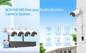 4CH WIFI chức năng CCTV Camera HD tầm nhìn ban đêm đĩa cứng ghi cài đặt trước 1TB ổ cứng - Product Image 3