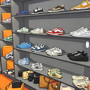 Vente en gros de baskets et chaussures décontractées pour hommes de haute qualité ; Chaussures de mode pour femmes haut de gamme, luxueuses et tendance - Product Image 1