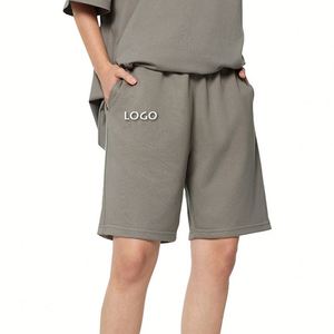 Factory Customized Cotton 280g Basic <b>Mens</b> <b>Shorts</b> Street Casual Loose Sports Breathable <b>Men's</b> <b>Shorts</b> - Product Image 4