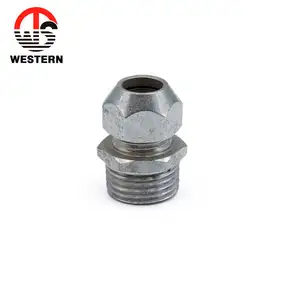 1/2" OEM Hexagon Male Connector Coupling Fitting Brass Round Nipple Hardware Pipe Fitting Part