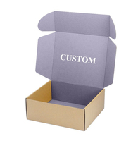 Caja de Envío Personalizada de Cartón Corrugado Reciclable de Dos Tonos con Forma de Avión, Logotipo Personalizado para Pequeñas Empresas, Empaque de Alimentos