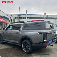 Capot rigide en alliage d'aluminium pour pick-up avec portes latérales solides et rails de toit pour Chevrolet Silverado