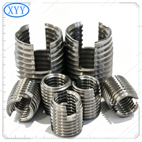 TC4 Titanium Alloy Self Tapping Insert for Mechanical Dynamic Parts Fatigue Resistant Durable Self Tapping Insert Thread