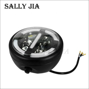 ไฟหน้า LED ย้อนยุคเหมาะสำหรับ Harley 883xl1200 Longjia V Ka 250กล่อง400 <span class=keywords><strong>benza</strong></span> - Product Image 6