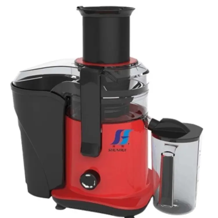 Juicer Desain Pengumpan Khusus untuk Rumah Tangga, Pembuat Jus Paten Kuat Sentrifugal Ukuran Besar 800W Multifungsi Bersih Tanpa Pendorong