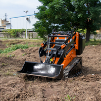 Chargeuse compacte sur chenilles Antspower avec chenilles en caoutchouc pour les travaux agricoles, les vergers, les jardins et les chantiers de construction