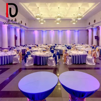Table Ronde Pliante en Plastique Blanche pour Mariages, Banquets et Événements (Tables et Chaises Pliantes)