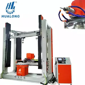 Hualong makineleri sıcak satış 1525 3D taş oyma gravür ağır CNC Router taş işleme kesme makinası