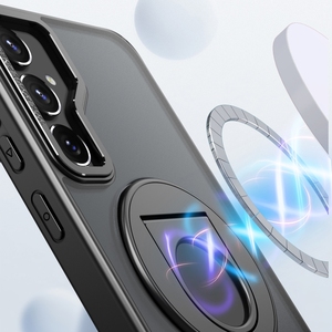 Funda de teléfono con soporte magnético para <span class=keywords><strong>Samsung</strong></span> <span class=keywords><strong>Galaxy</strong></span> S23 Ultra 5G anillo giratorio - Product Image 5