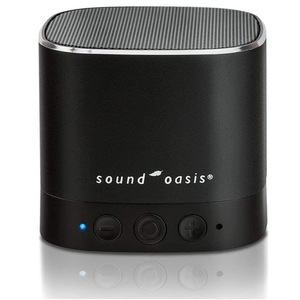 Machine à bruit blanc portable Sound Oasis avec minuterie pour favoriser le sommeil et réguler l'humeur, noir - Product Image 1
